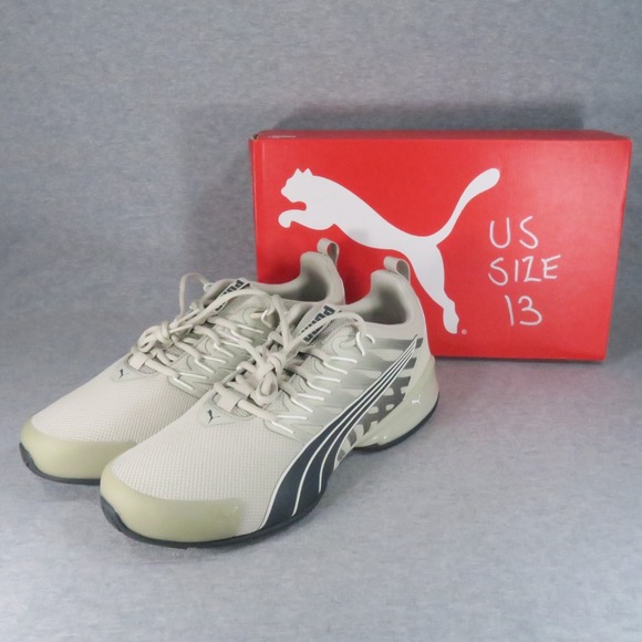 PUMA Voltaic Evo Running Shoes Mens 13 Beige Mesh Lace Up Athletic Gym Fitness main image 11